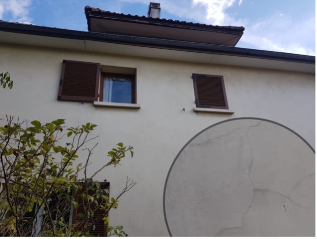 Façades du Lys maison fenêtre plante