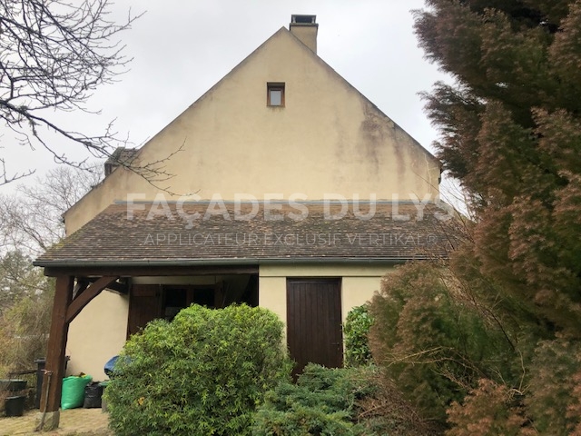 Façade avant intervention des Façadiers Façades du Lys à Lognes, état d’origine