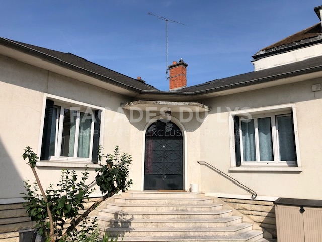 Façade avant intervention des Façadiers Façades du Lys à Noisiel, état d’origine